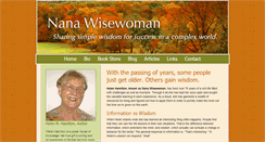 Desktop Screenshot of nanawisewoman.com